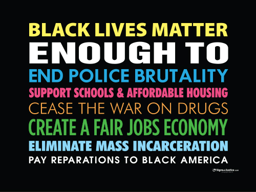 Black Lives Matter Enough