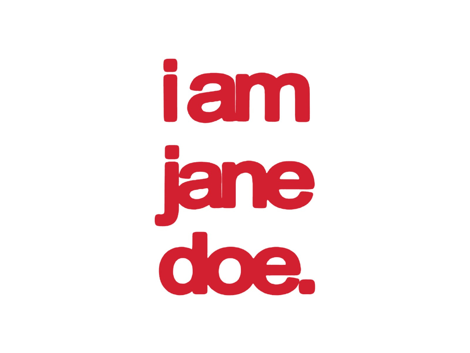 I am Jane Doe