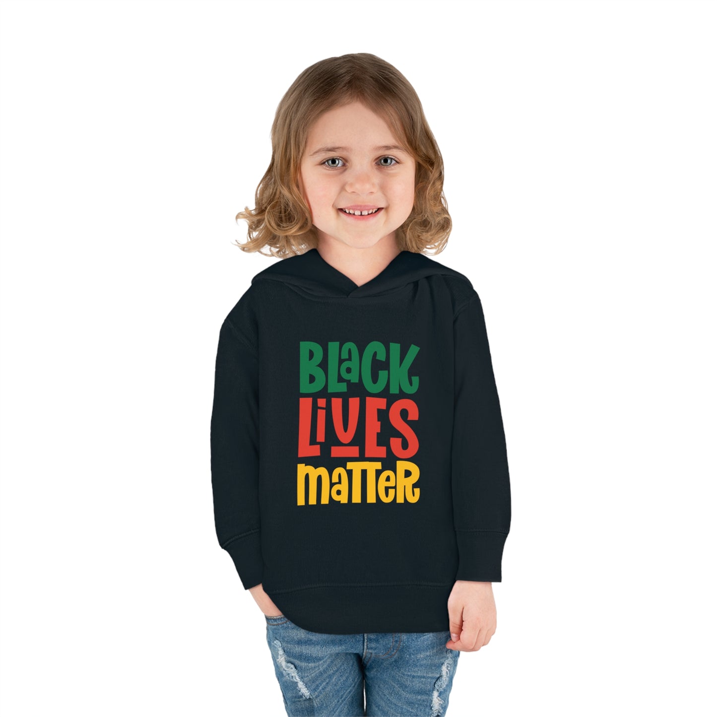 “Black Lives Matter – Solidarity (Pan-Africa 2)” Toddler Hoodie