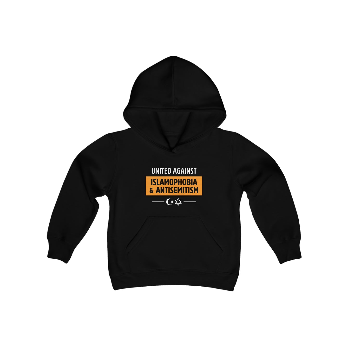 "United Against Islamophobia & Antisemitism" Youth Hoodie