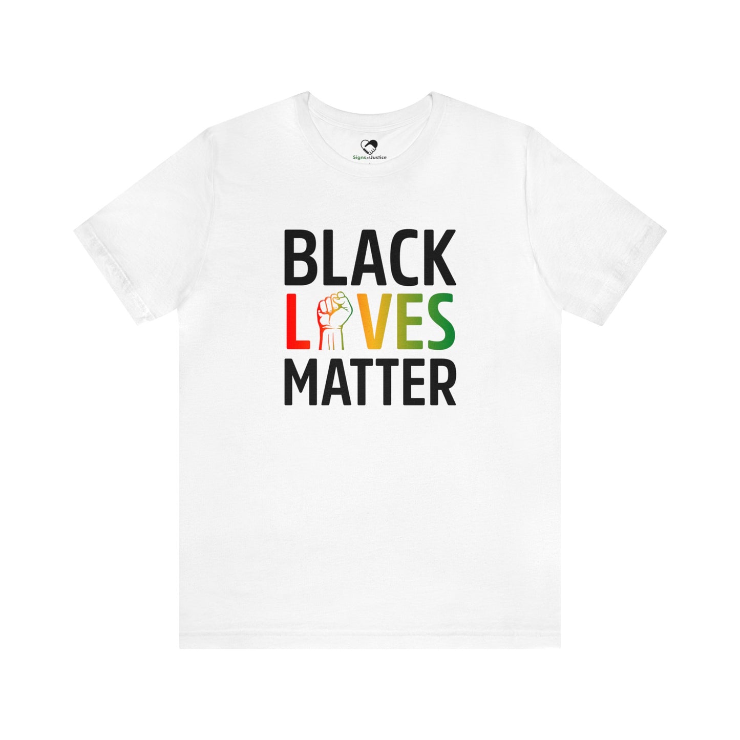 “Black Lives Matter – Unity Fist (Pan-Africa)” Unisex T-Shirt (Bella+Canvas)