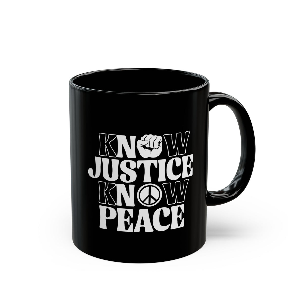 "Know Justice, Know Peace (Classic)" 11 oz. Mug
