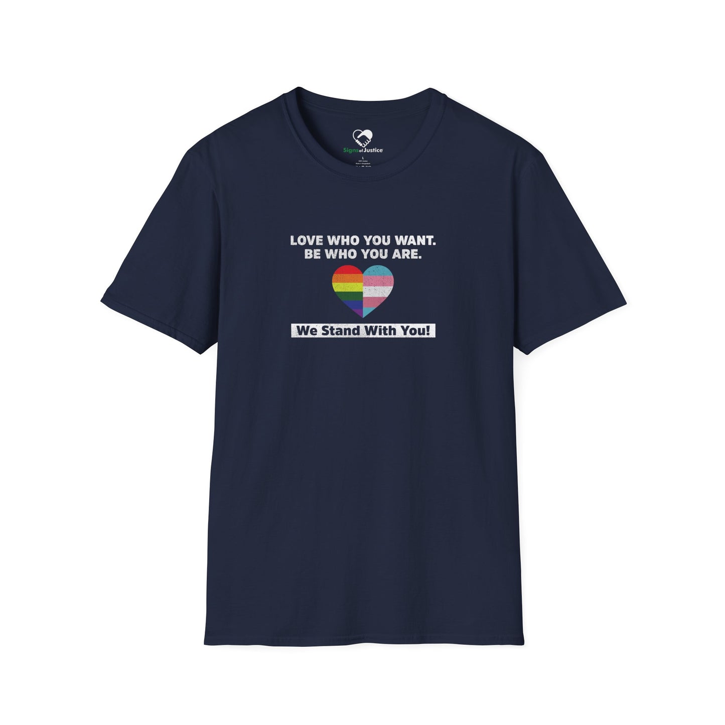 "Love Who You Want" Unisex T-Shirt