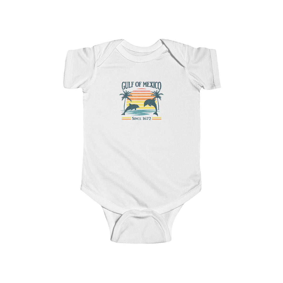 "Gulf of Mexico - Since 1672" Infant Onesie