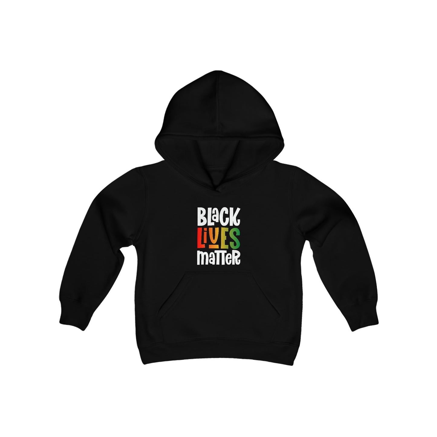 “Black Lives Matter – Solidarity (Pan-Africa 1)” Youth Hoodie