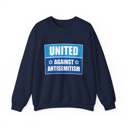 “United Against Antisemitism” Unisex Sweatshirt