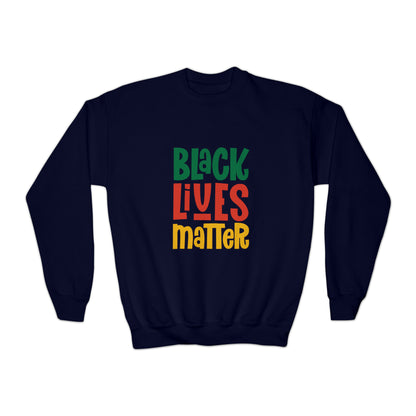 “Black Lives Matter – Solidarity (Pan-Africa 2)” Youth Sweatshirt