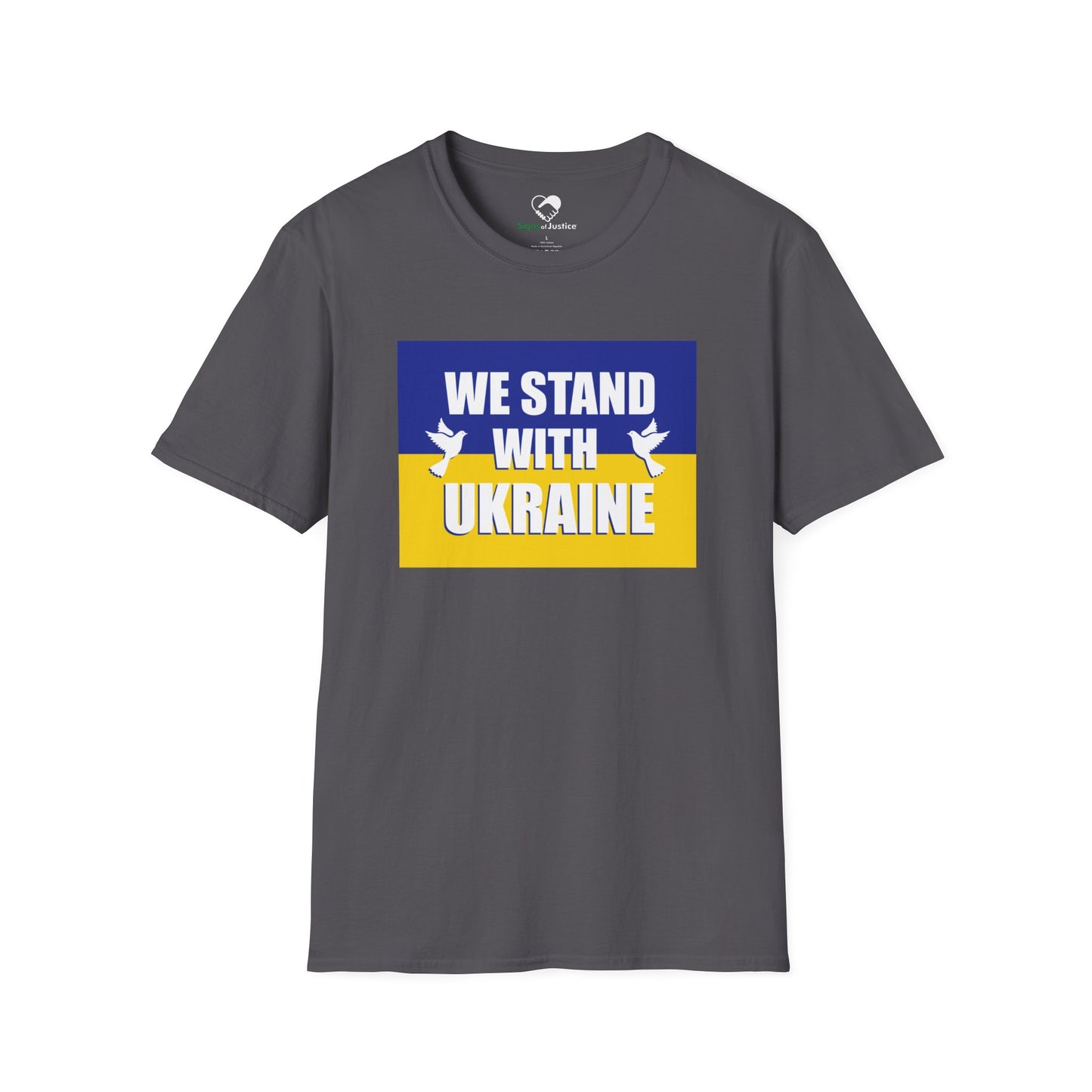 “We Stand With Ukraine” Unisex T-Shirt