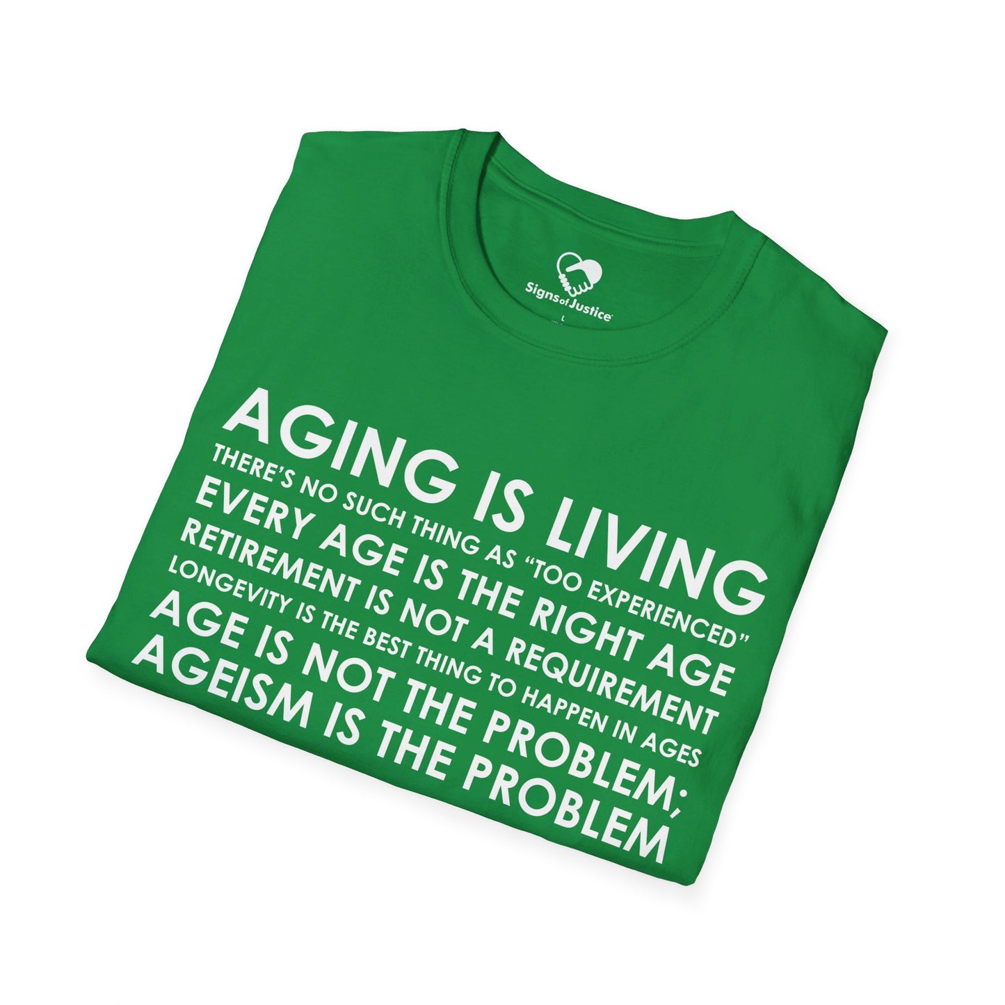 "Aging Is Living" Unisex T-Shirt