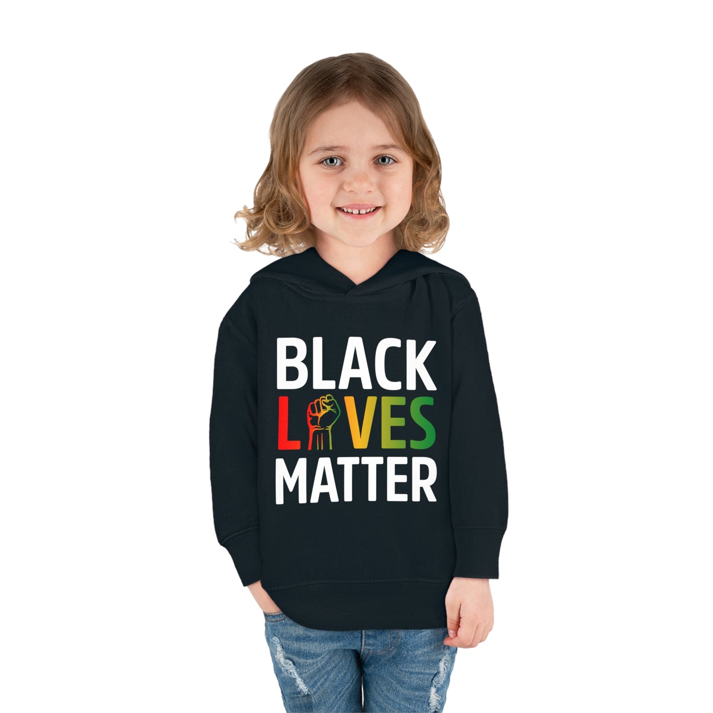 “Black Lives Matter – Unity Fist (Pan-Africa)” Toddler Hoodie