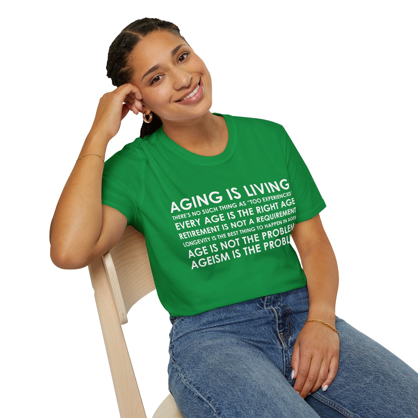 "Aging Is Living" Unisex T-Shirt