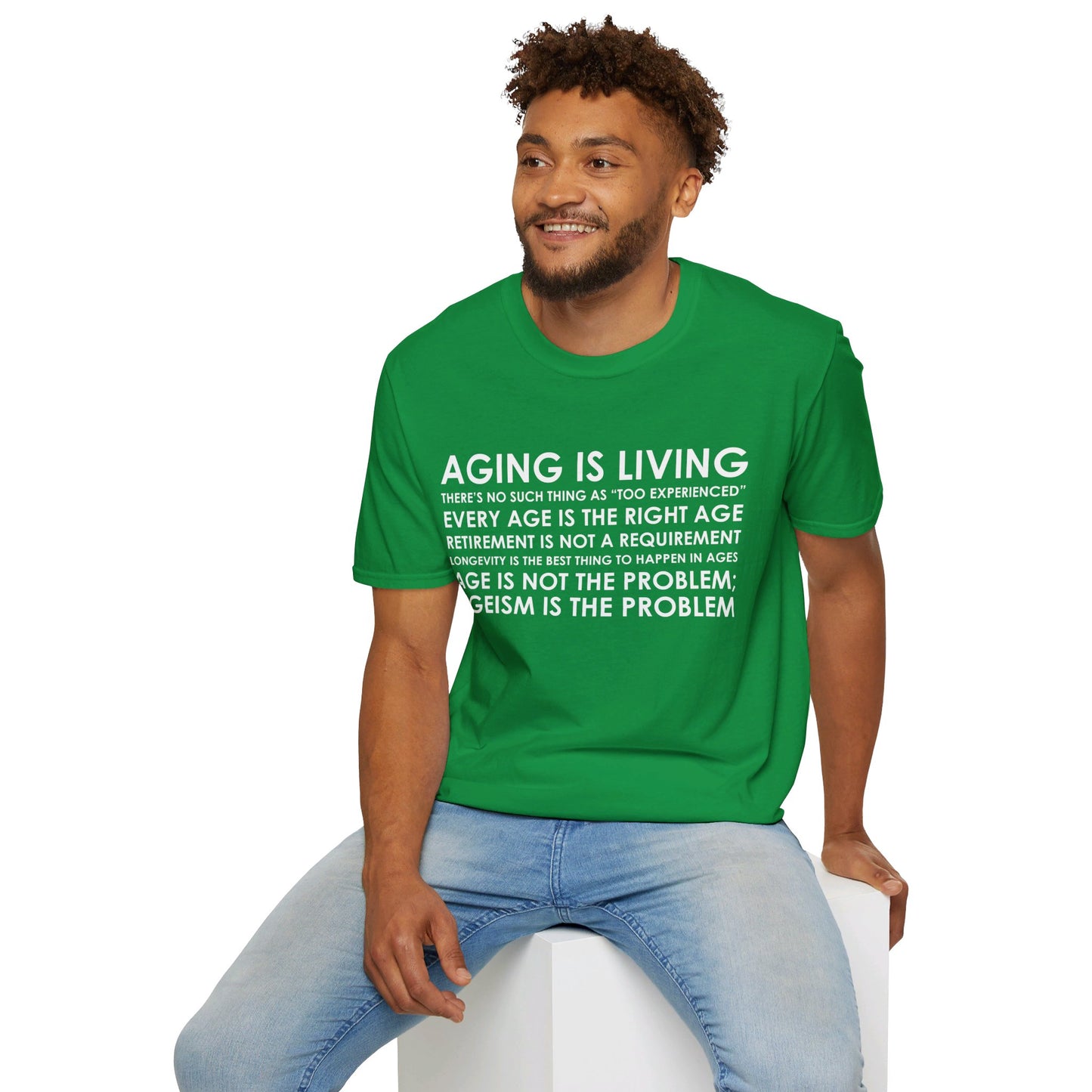 "Aging Is Living" Unisex T-Shirt