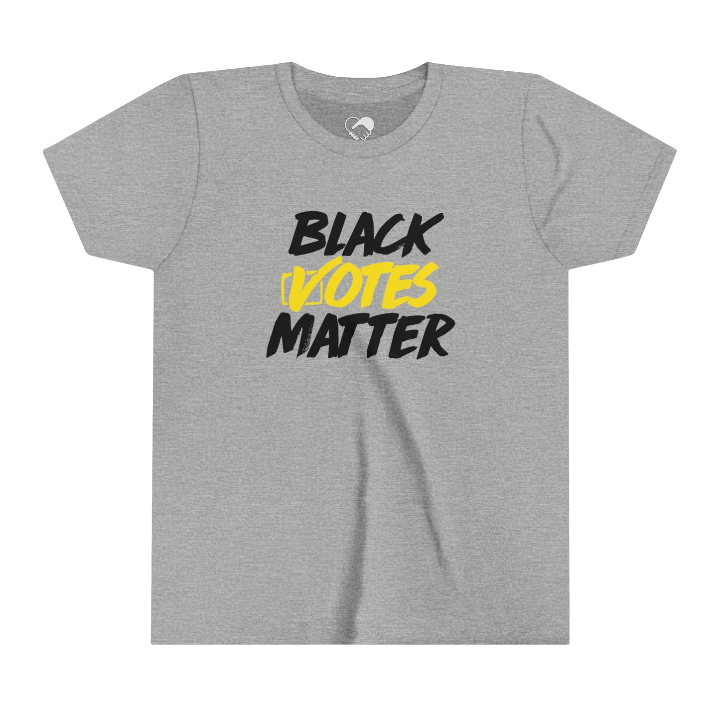 “Black Votes Matter” (white text) Youth T-Shirt