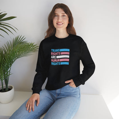 “Trans Rights Are Human Rights” Unisex Sweatshirt