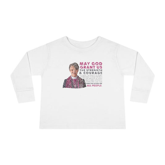 "Mariann Budde Bishop" Toddler Long Sleeve Tee