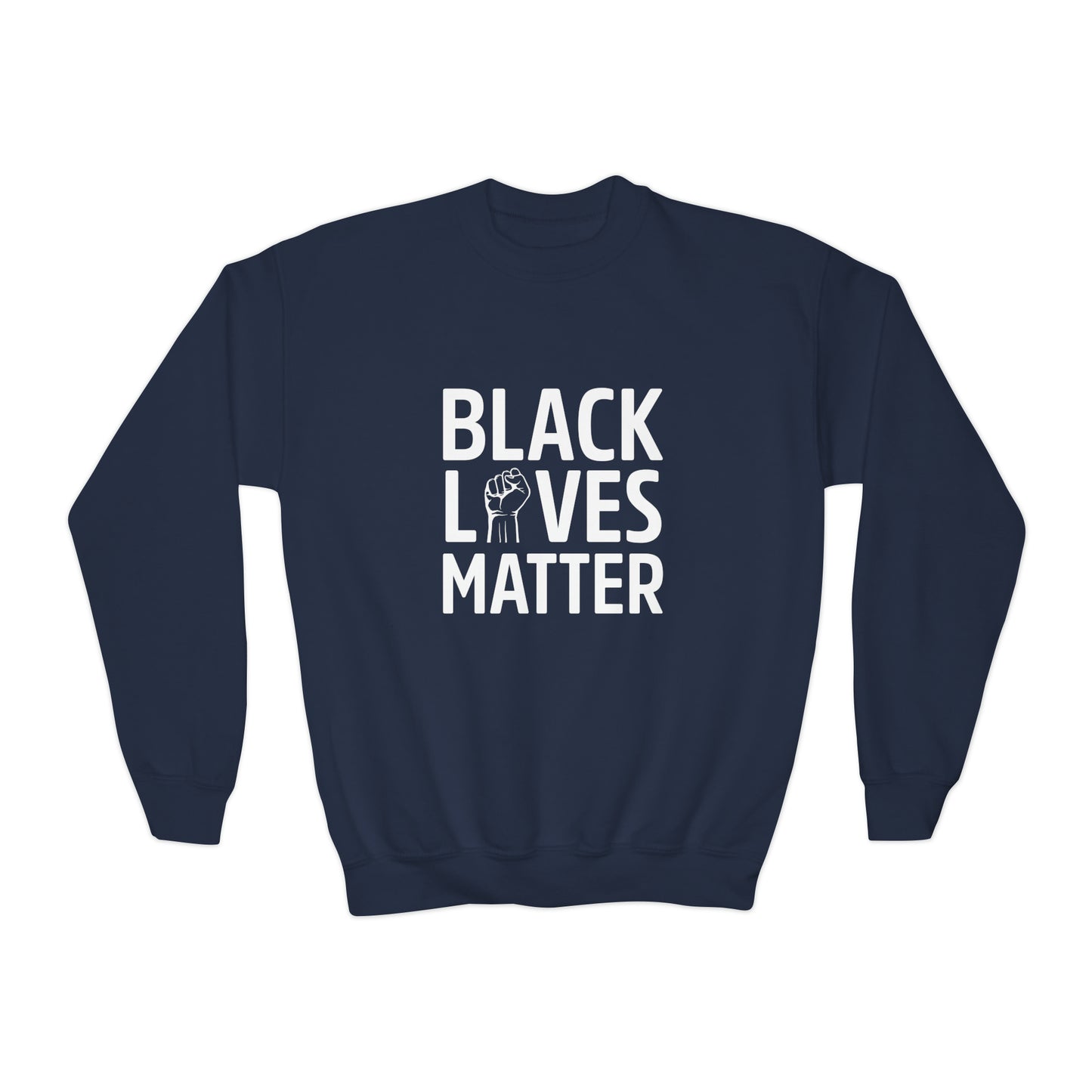 “Black Lives Matter – Unity Fist” Youth Sweatshirt