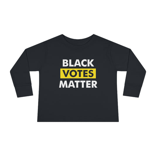“Black Votes Matter” Toddler Long Sleeve Tee