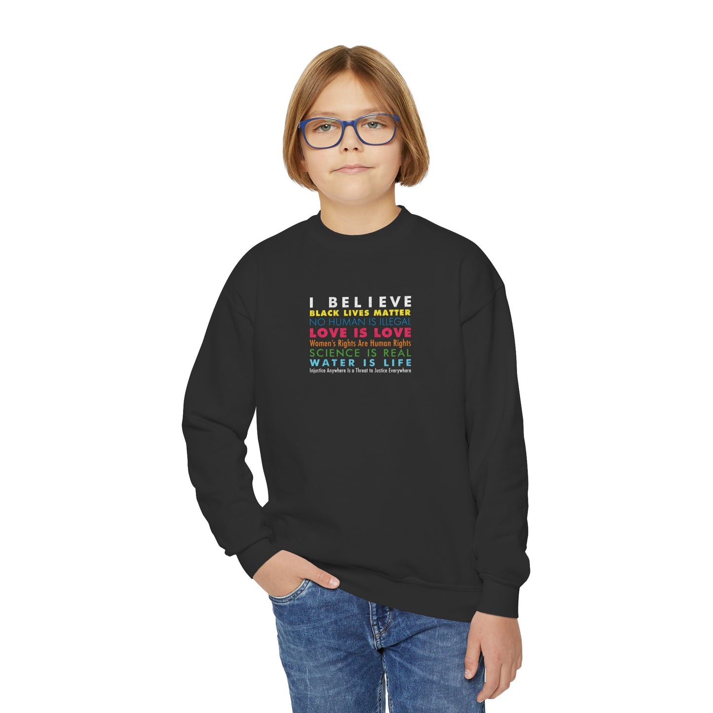 "I / We Believe" Youth Sweatshirt