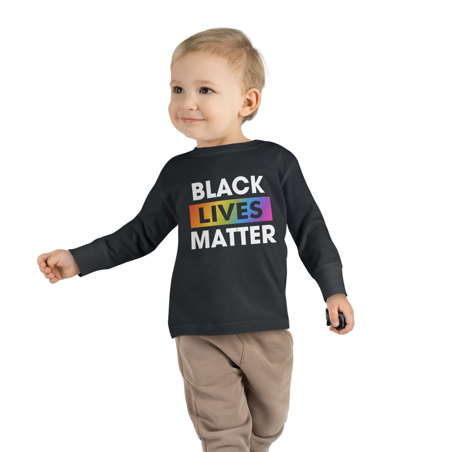 “Black Lives Matter (LGBTQ+)” Toddler Long Sleeve Tee