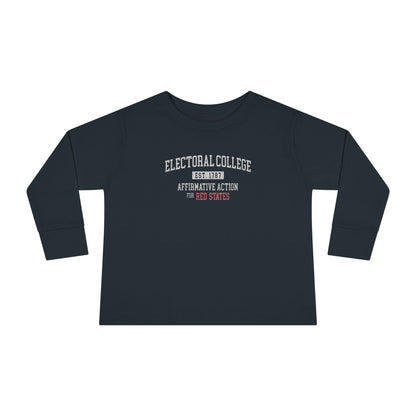 "Electoral College - Affirmative Action" Toddler Long Sleeve Tee