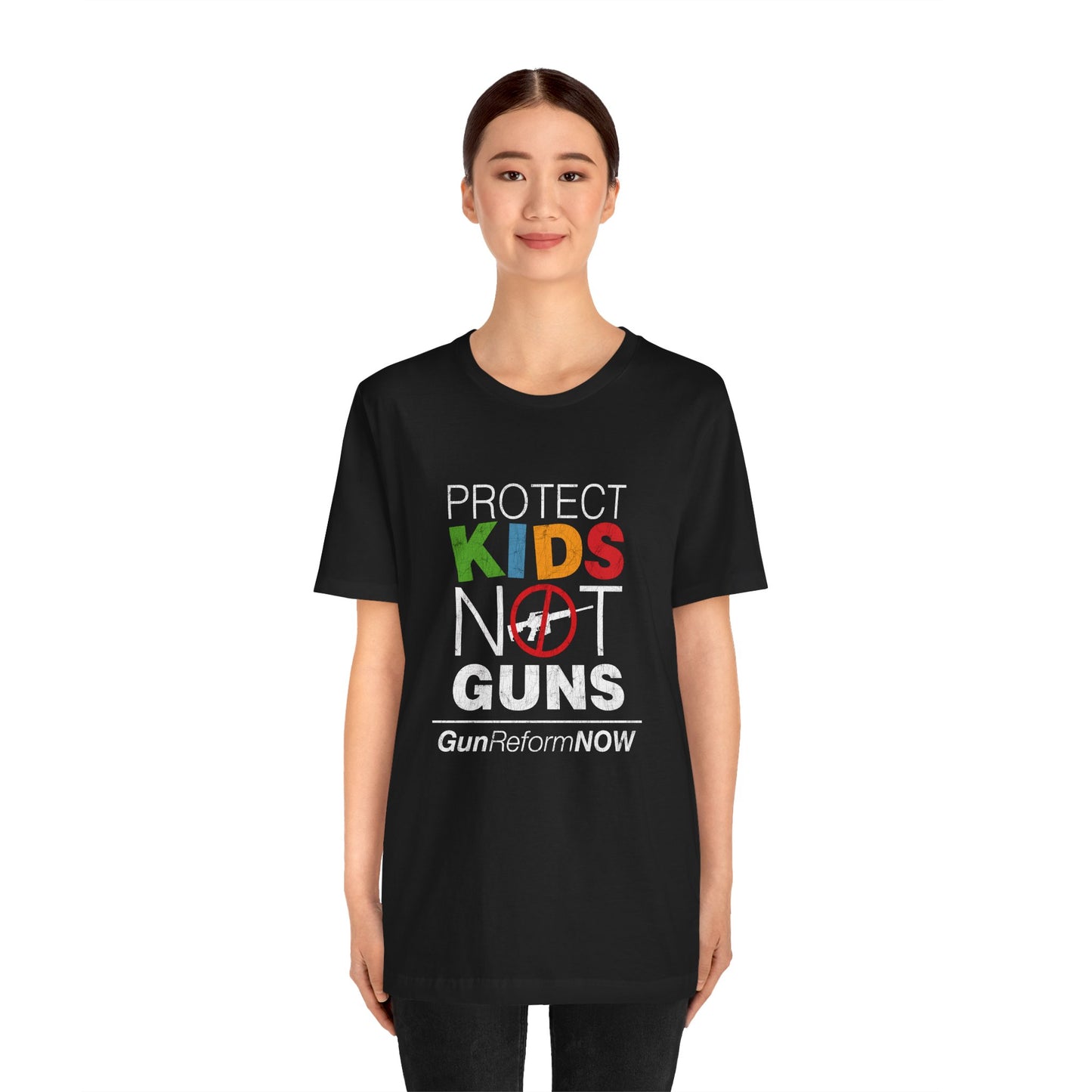 "Protect Kids Not Guns" Unisex T-Shirt (Bella+Canvas)