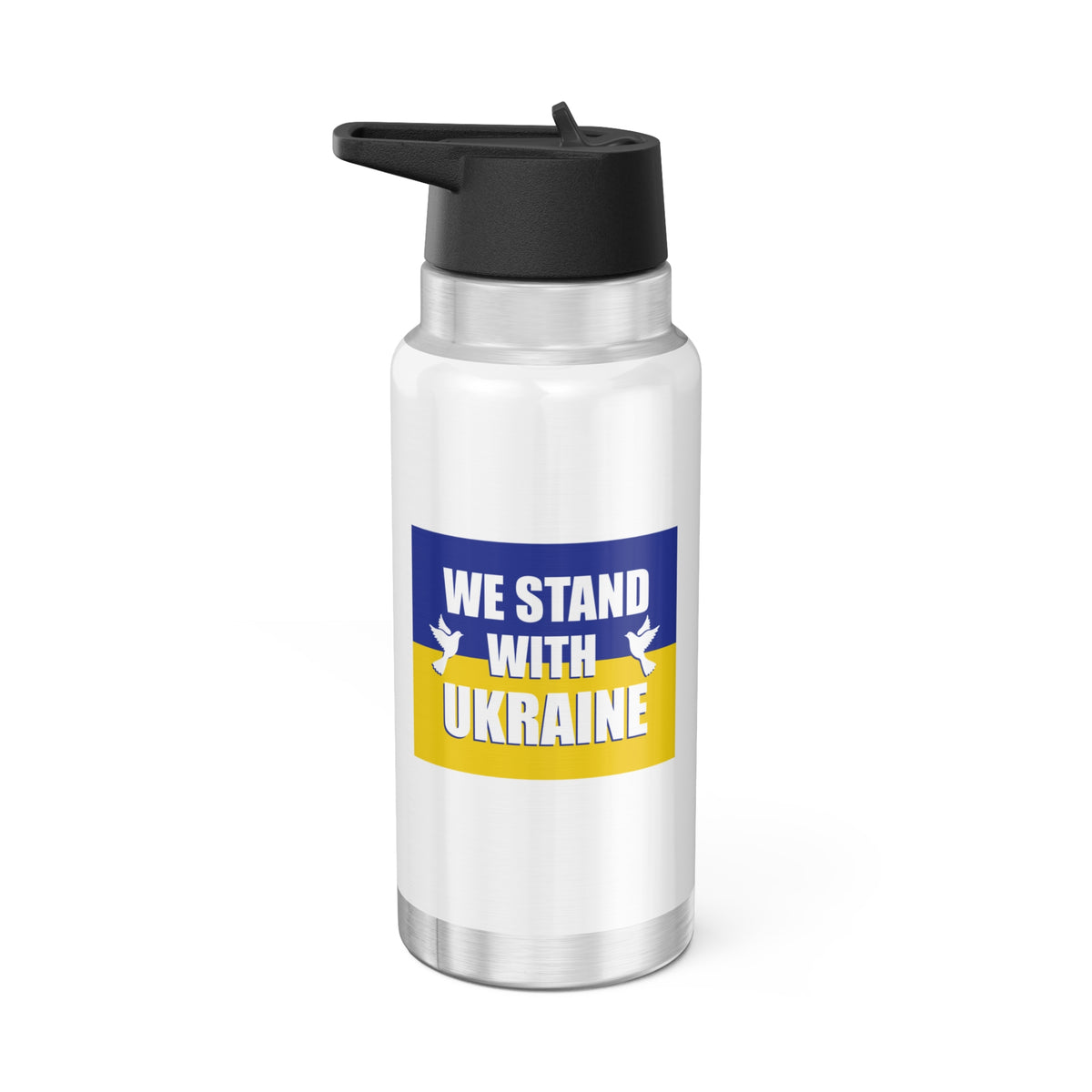 "We Stand With Ukraine" 32 oz. Tumbler/Water Bottle