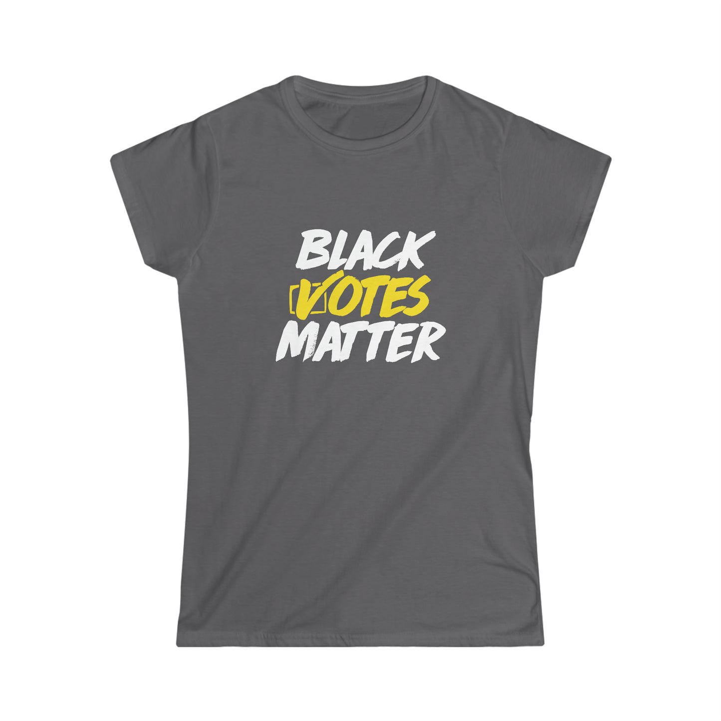 “Black Votes Matter (white text)” Women’s T-Shirts