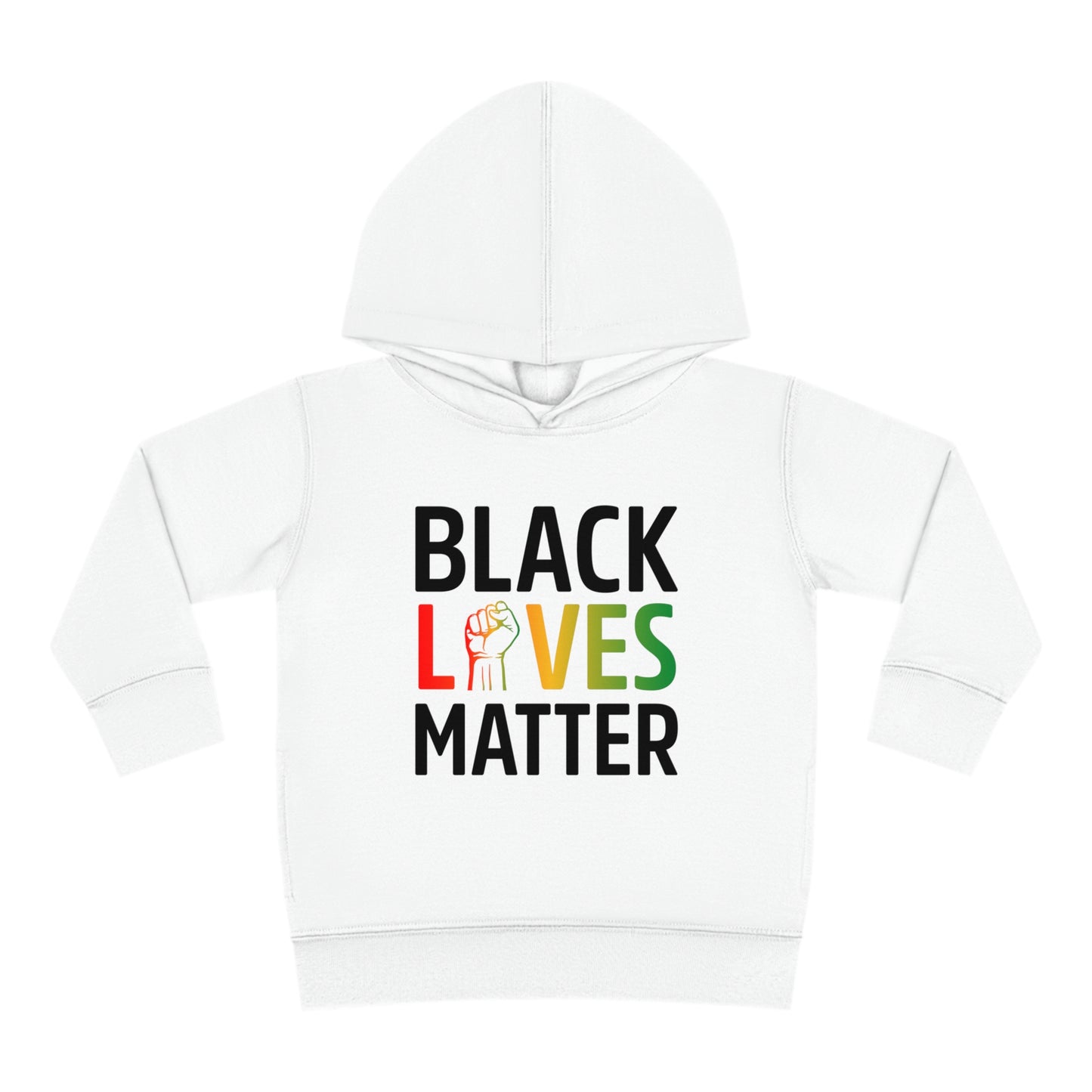 “Black Lives Matter – Unity Fist (Pan-Africa)” Toddler Hoodie