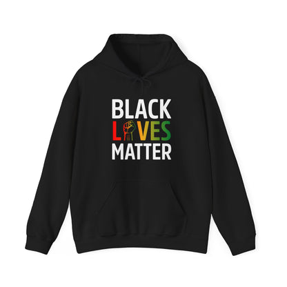 “Black Lives Matter – Unity Fist (Pan-Africa)” Unisex Hoodie