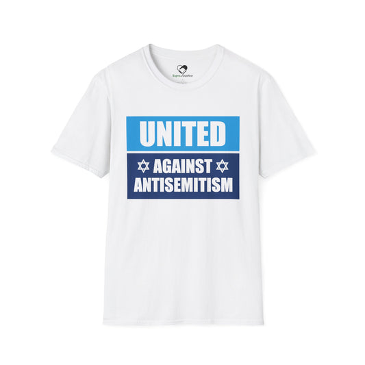 “United Against Antisemitism” Unisex T-Shirt