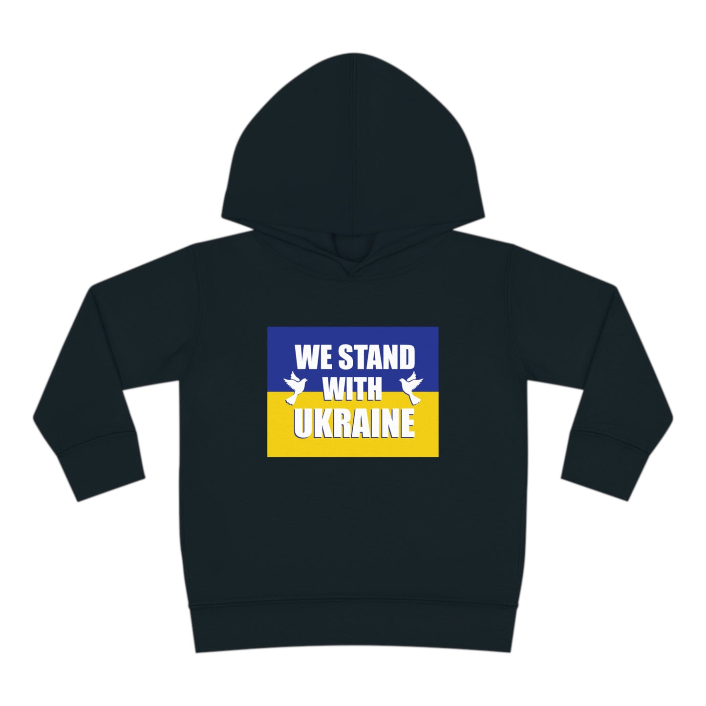 “We Stand With Ukraine” Toddler Hoodie