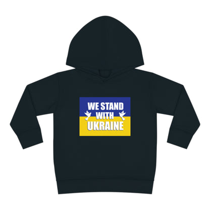 “We Stand With Ukraine” Toddler Hoodie