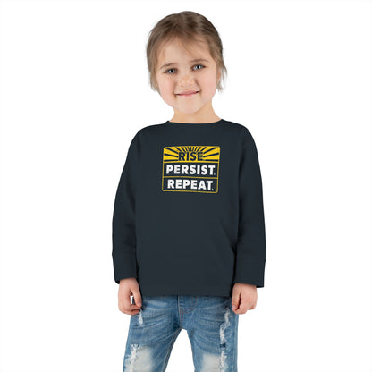 "Rise Persist Repeat" Toddler Long Sleeve Tee