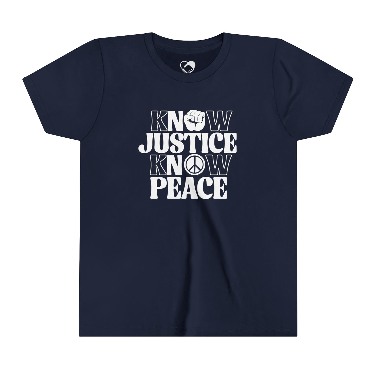 “Know Justice, Know Peace (Classic)” Youth T-Shirt