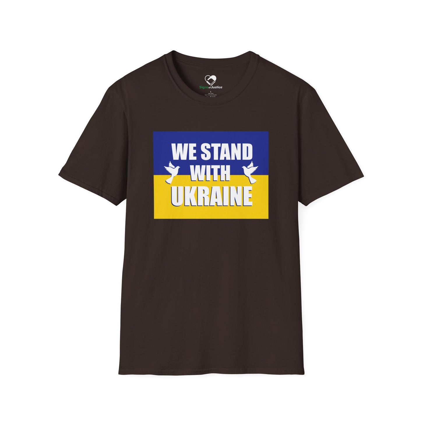 “We Stand With Ukraine” Unisex T-Shirt