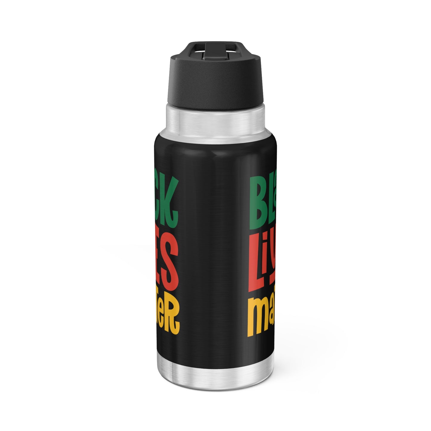 “Black Lives Matter – Solidarity (Pan-Africa 2)” 32 oz. Tumbler/Water Bottle