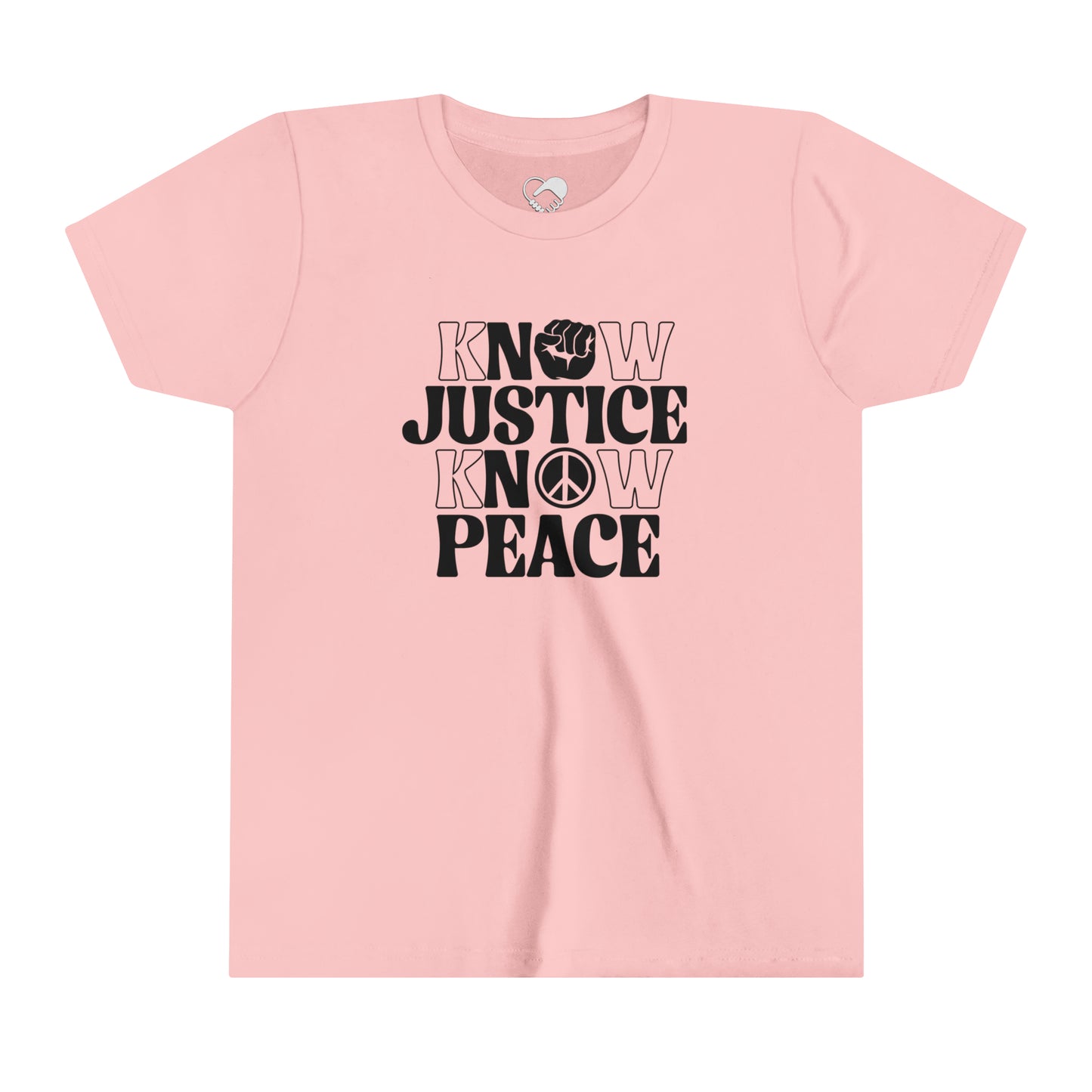 “Know Justice, Know Peace (Classic)” Youth T-Shirt