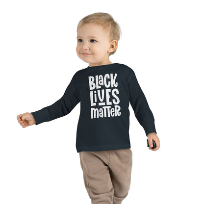 "Black Lives Matter – Solidarity” Toddler Long Sleeve Tee