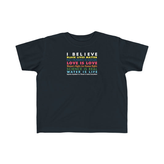 “I / We Believe” Toddler's Tee