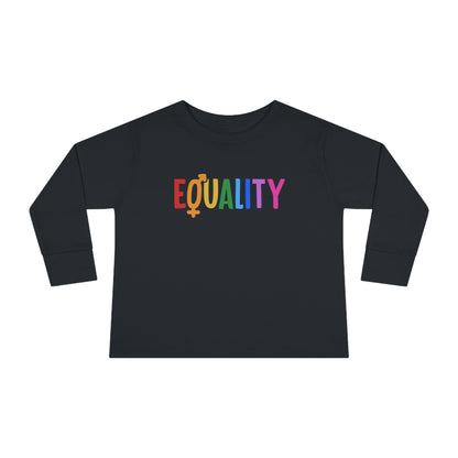 “LGBTQIA+ Equality” Toddler Long Sleeve Tee