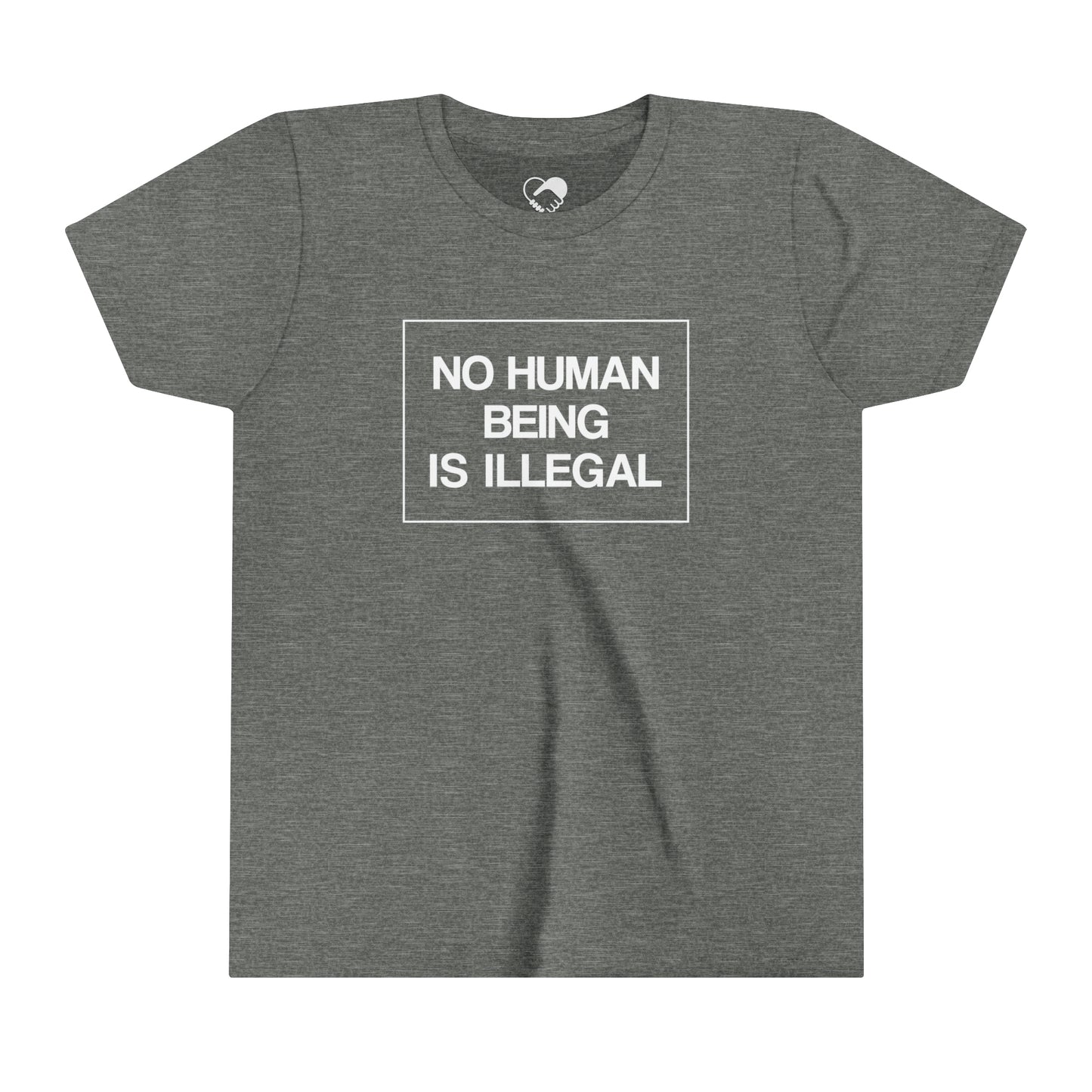 “No Human Being is Illegal” Youth T-Shirt