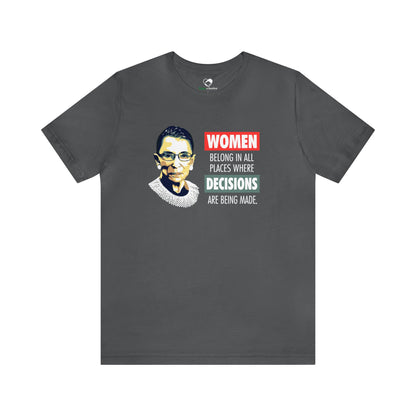 “Notorious RBG” Unisex T-Shirt (Bella+Canvas)
