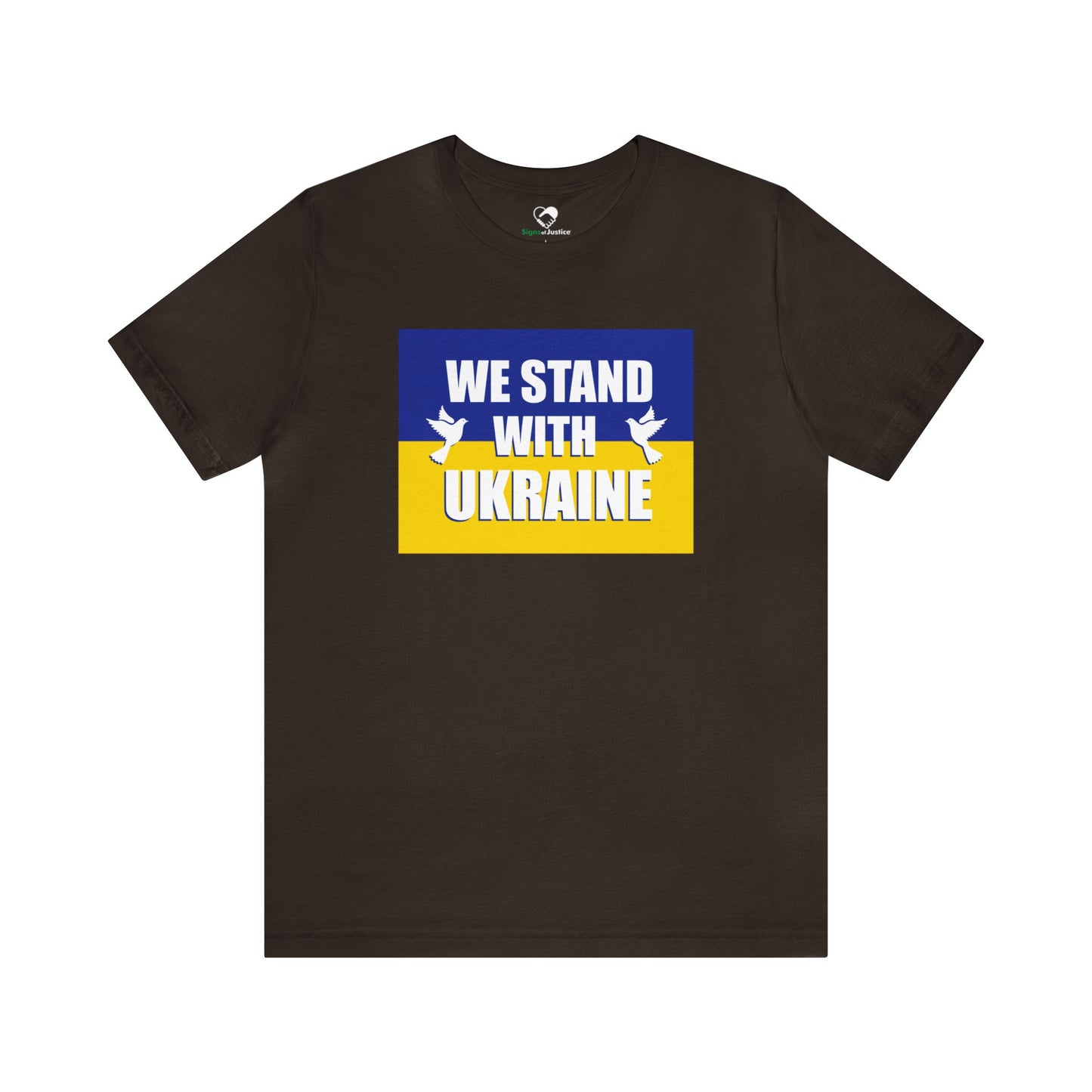 “We Stand With Ukraine” Unisex T-Shirt (Bella+Canvas)