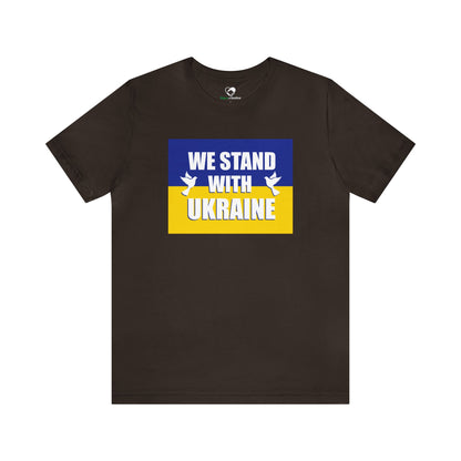 “We Stand With Ukraine” Unisex T-Shirt (Bella+Canvas)