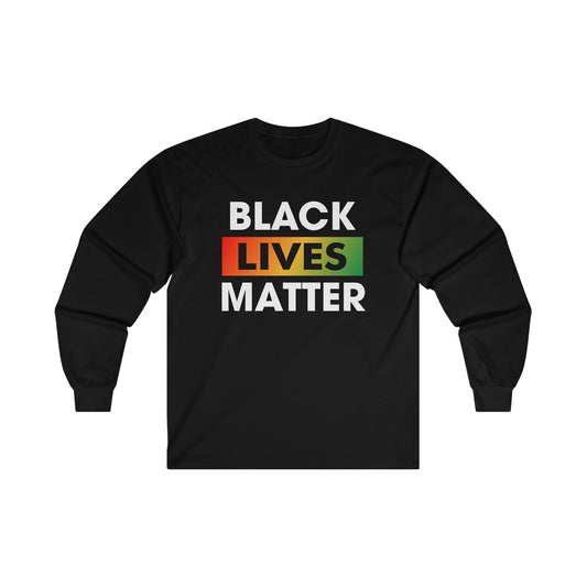 “Black Lives Matter (Pan-Africa)” Unisex Long Sleeve T-Shirt