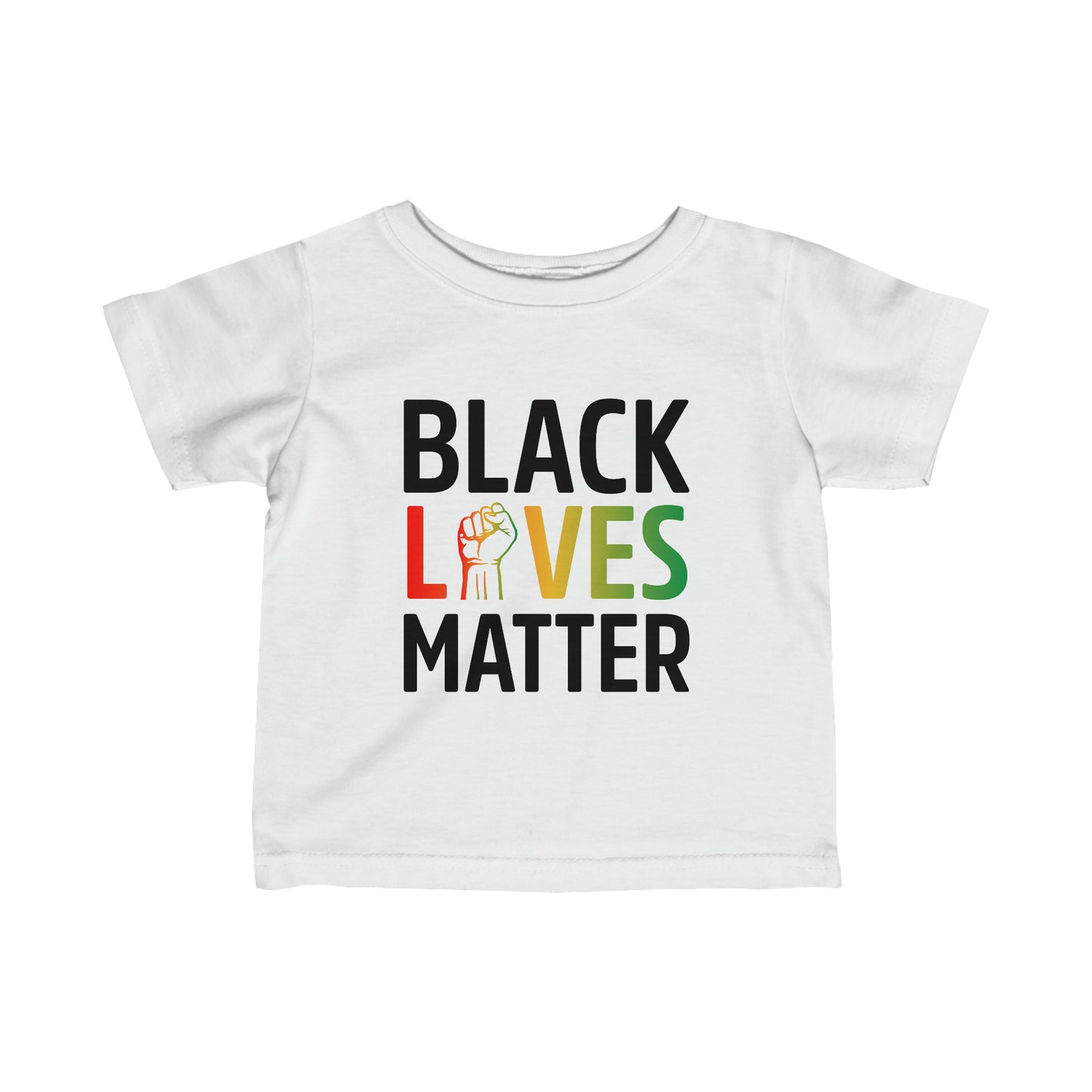 “Black Lives Matter – Unity Fist (Pan-Africa)” Infant Tee