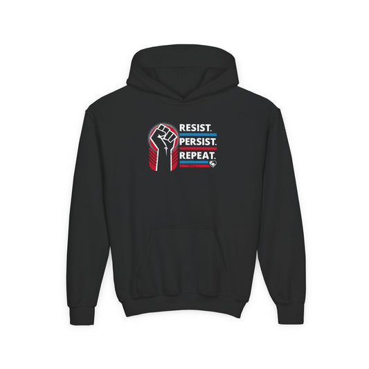 “Resist Persist Repeat” Youth Hoodie