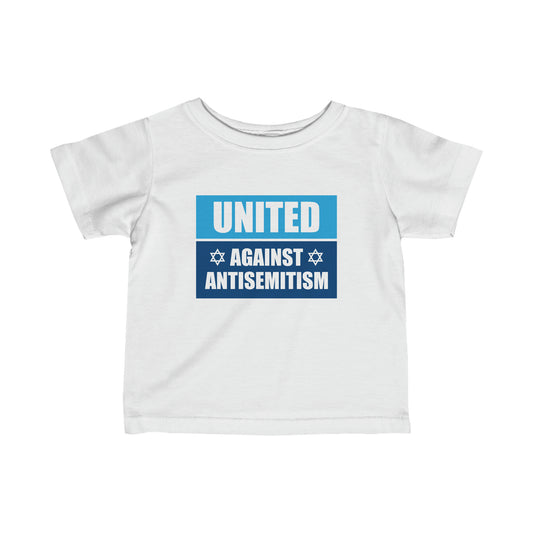 “United Against Antisemitism” Infant Tee