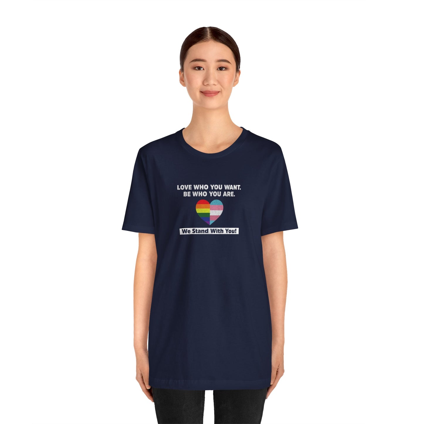 "Love Who You Want" Unisex T-Shirt (Bella+Canvas)
