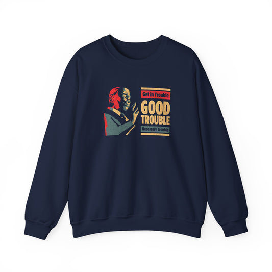 “John Lewis: Good Trouble” Unisex Sweatshirt